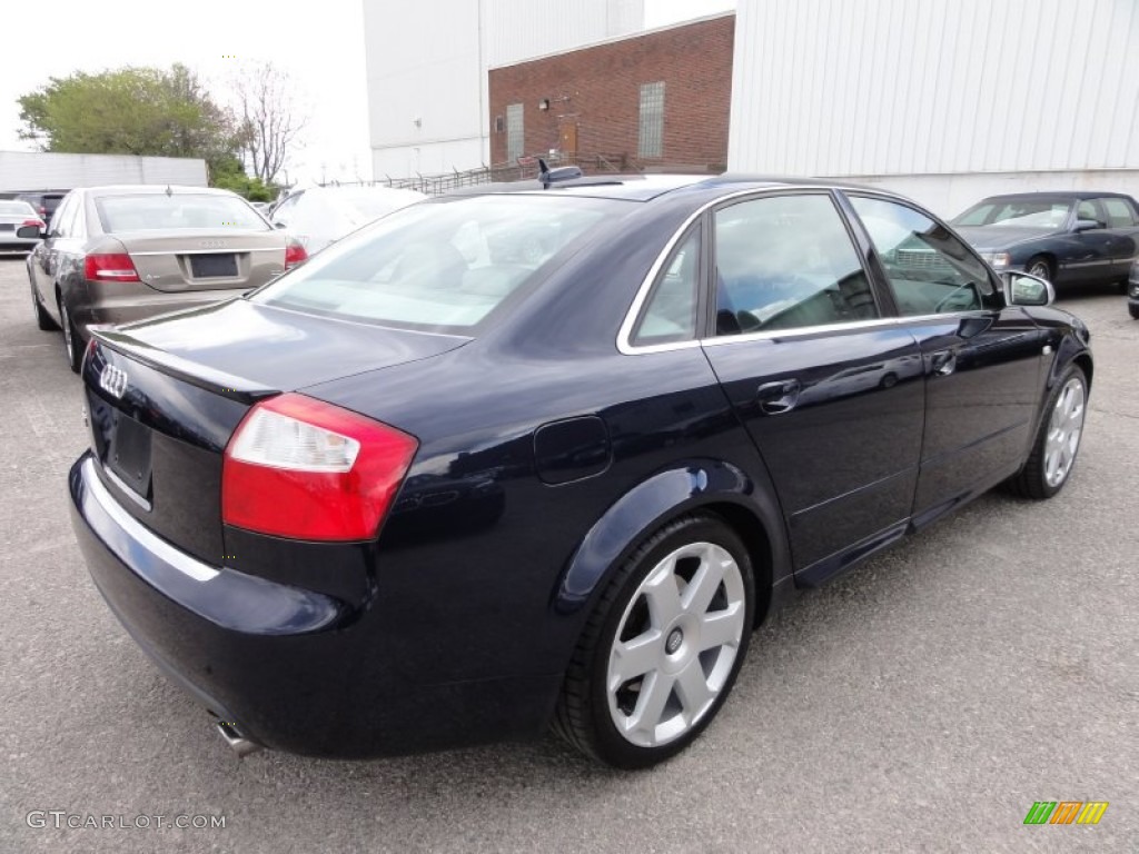 2005 S4 4.2 quattro Sedan - Nogaro Blue Pearl Effect / Ebony photo #9