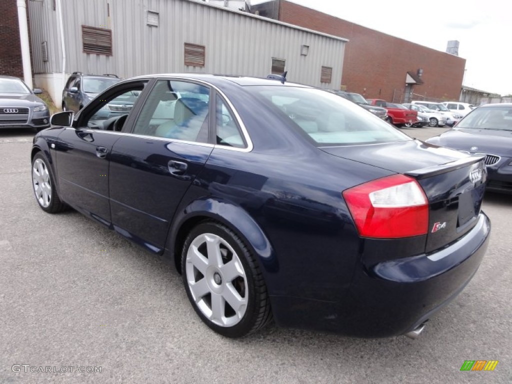 2005 S4 4.2 quattro Sedan - Nogaro Blue Pearl Effect / Ebony photo #11