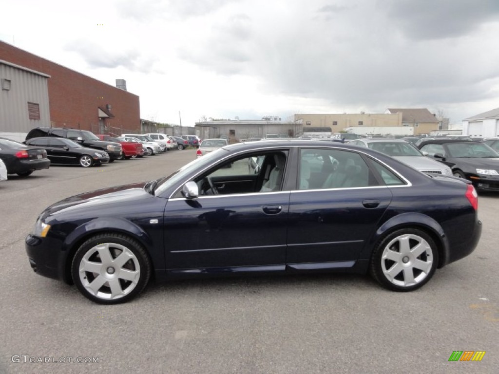 2005 S4 4.2 quattro Sedan - Nogaro Blue Pearl Effect / Ebony photo #12