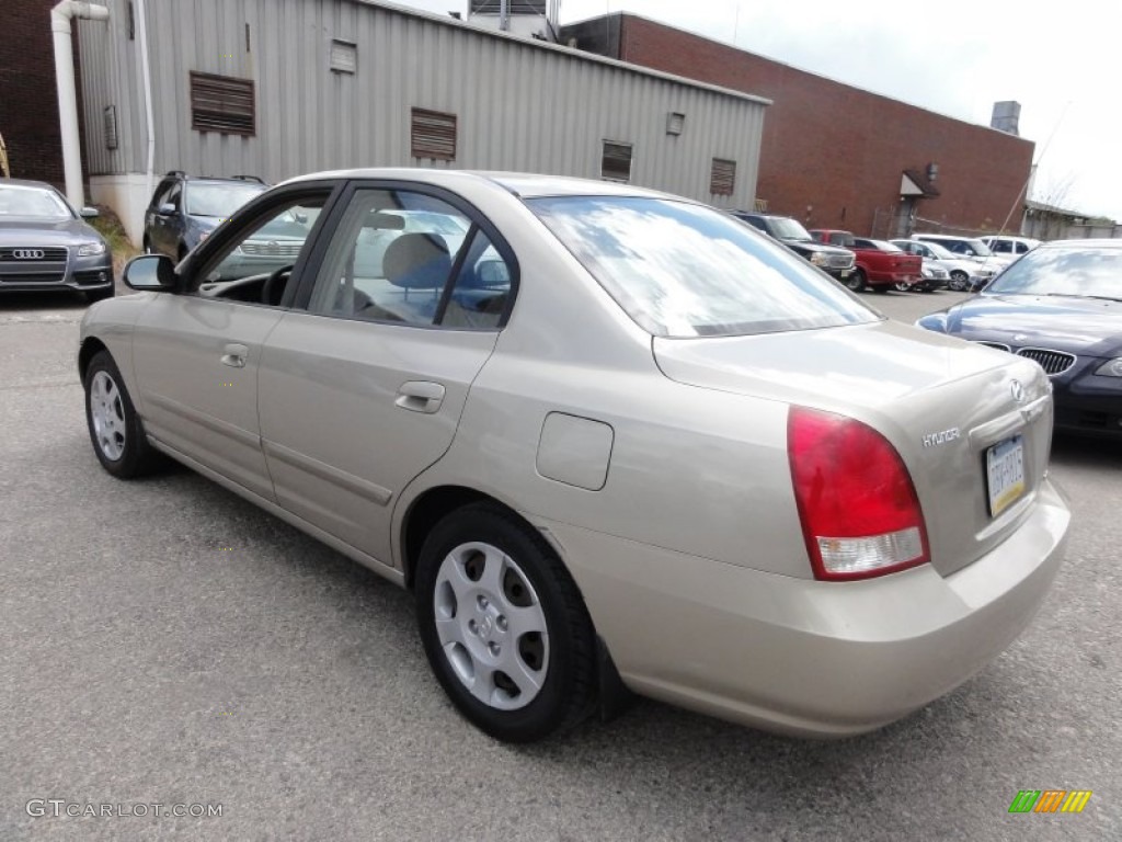 2001 Elantra GLS - Champagne / Beige photo #11