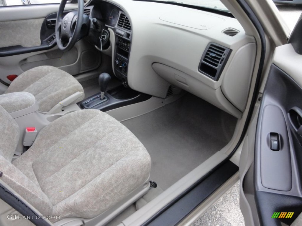 2001 Elantra GLS - Champagne / Beige photo #19