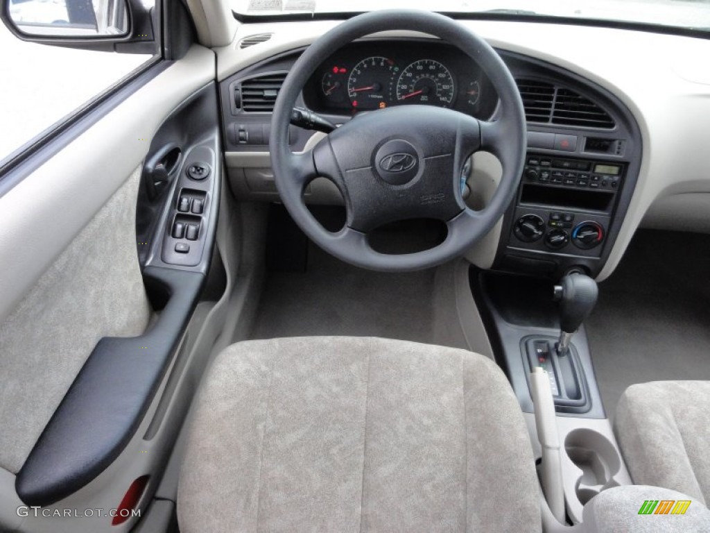 2001 Elantra GLS - Champagne / Beige photo #30