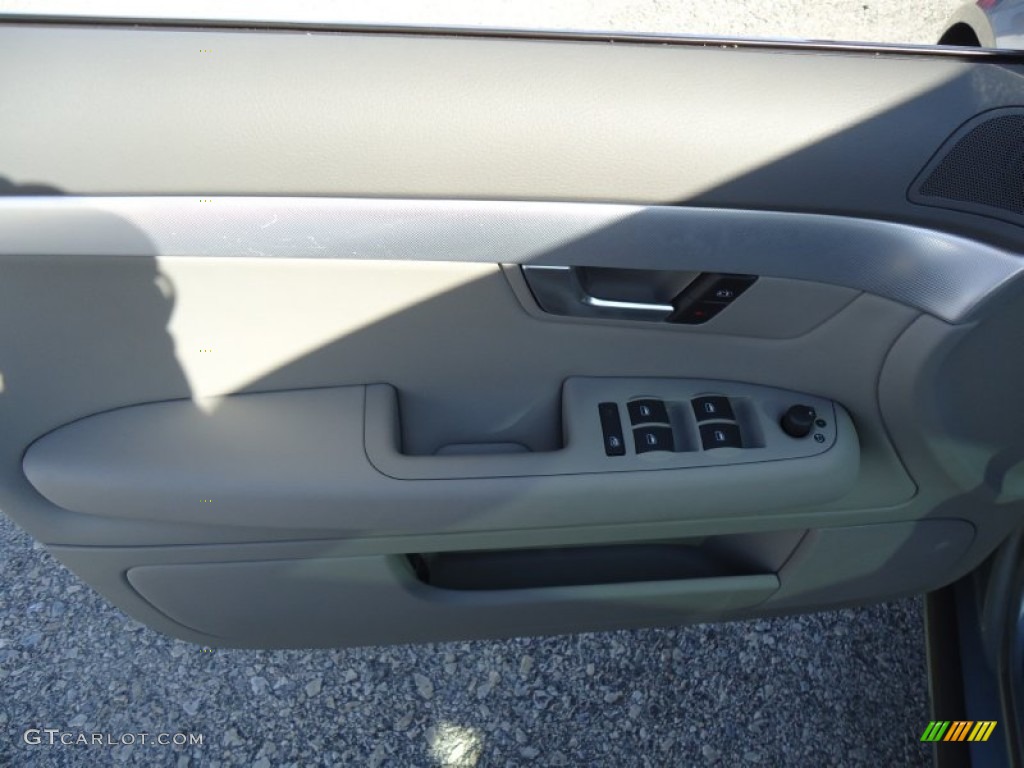 2008 A4 2.0T quattro Sedan - Quartz Grey Metallic / Light Gray photo #14