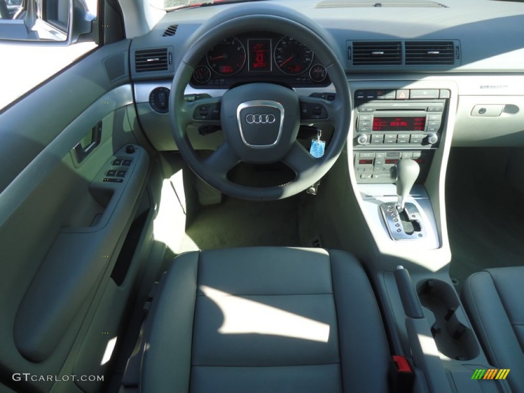 2008 A4 2.0T quattro Sedan - Quartz Grey Metallic / Light Gray photo #27