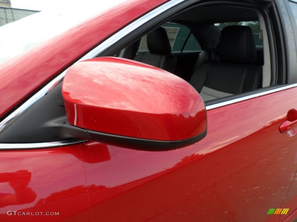 2012 Camry SE V6 - Barcelona Red Metallic / Black/Ash photo #12