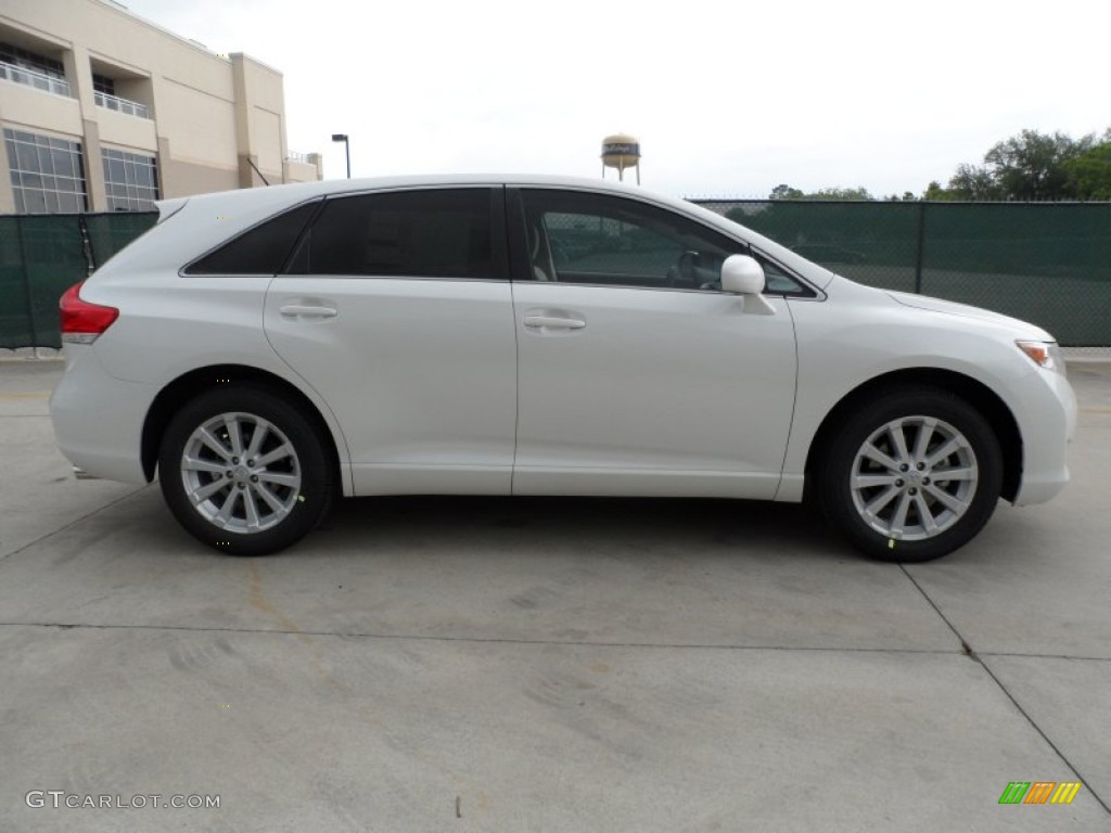 2012 Venza LE - Blizzard White Pearl / Ivory photo #2