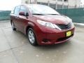 2012 Salsa Red Pearl Toyota Sienna LE  photo #1
