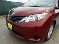 2012 Salsa Red Pearl Toyota Sienna LE  photo #10