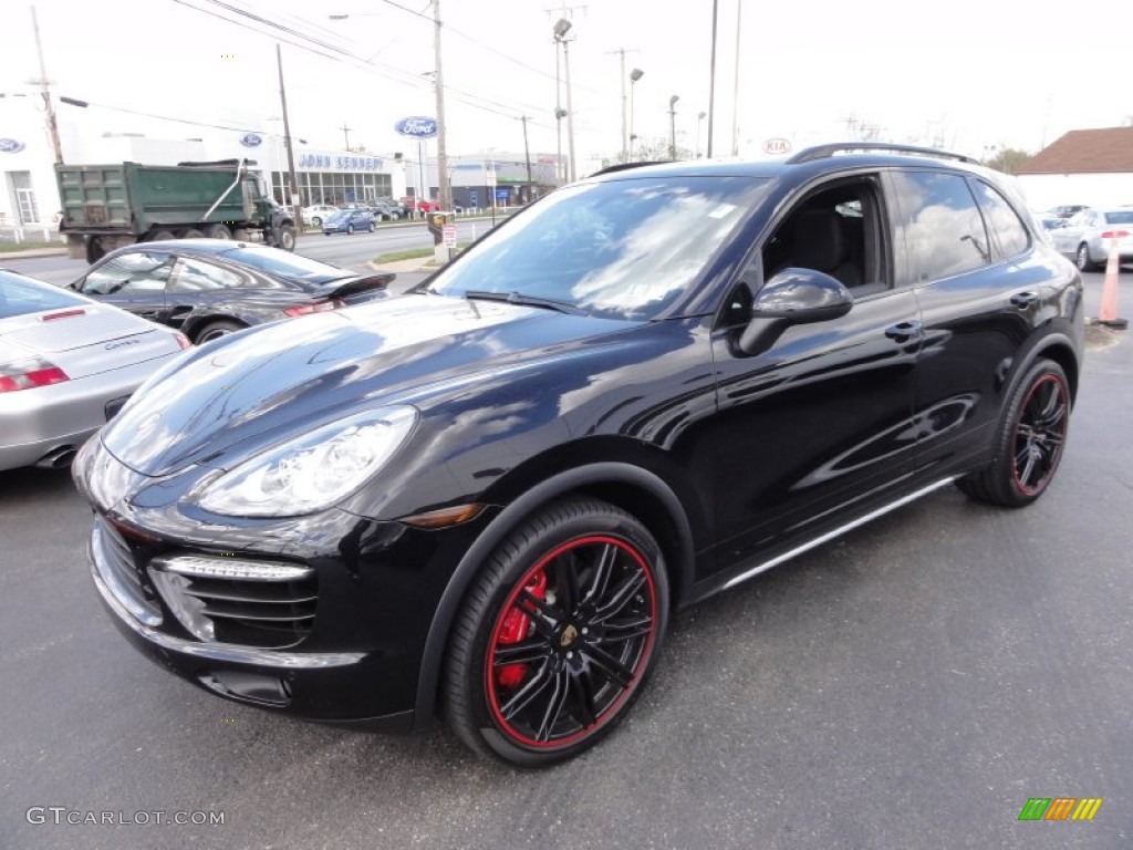 Black 2012 Porsche Cayenne Turbo Exterior Photo #63766560