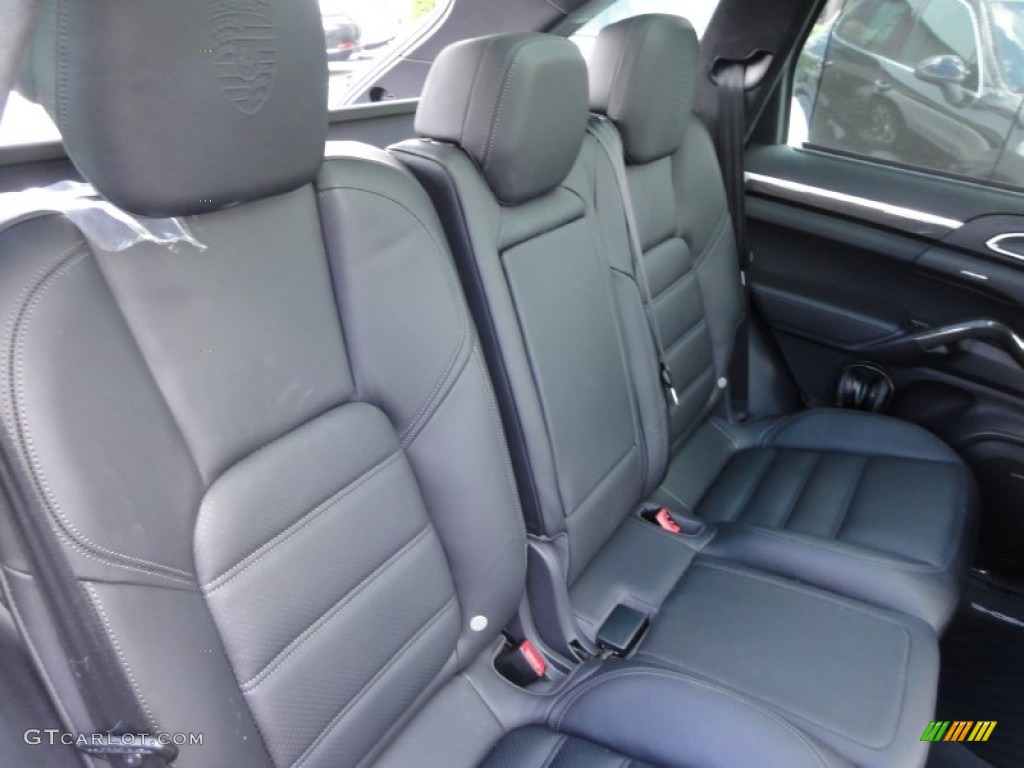 Black Interior 2012 Porsche Cayenne Turbo Photo #63766779