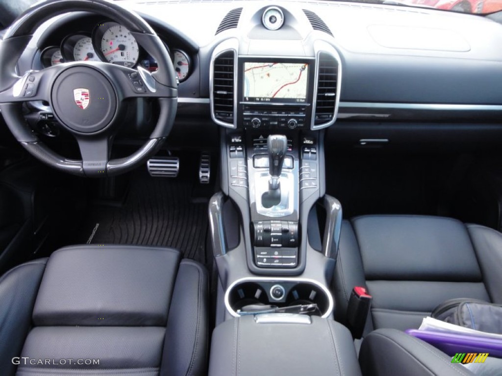 2012 Porsche Cayenne Turbo Black Dashboard Photo #63766806