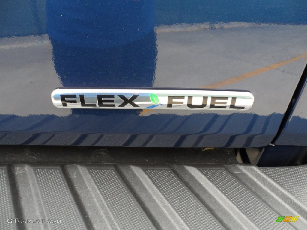 2012 F150 XLT SuperCrew - Dark Blue Pearl Metallic / Steel Gray photo #18
