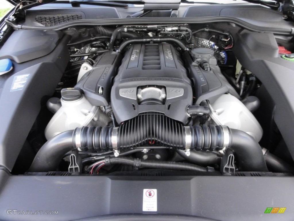 2012 Porsche Cayenne Turbo 4.8 Liter Twin-Turbo DFI DOHC 32-Valve VVT V8 Engine Photo #63766863