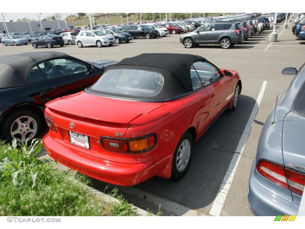 1993 Celica GT Convertible - Super Red / Black photo #2