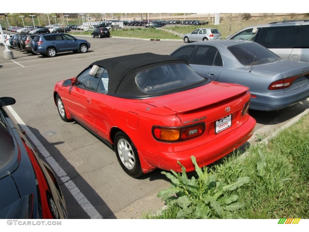 1993 Celica GT Convertible - Super Red / Black photo #3