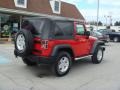 2009 Flame Red Jeep Wrangler X 4x4  photo #21