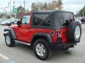 2009 Flame Red Jeep Wrangler X 4x4  photo #23