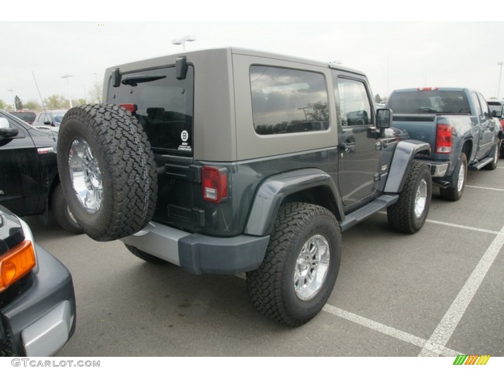 2010 Wrangler Sahara 4x4 - Natural Green Pearl / Dark Slate Gray/Medium Slate Gray photo #2