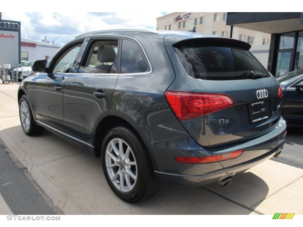 2009 Q5 3.2 Premium quattro - Meteor Gray Pearl Effect / Light Gray photo #4