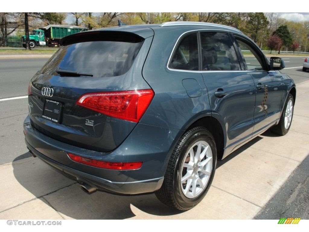 2009 Q5 3.2 Premium quattro - Meteor Gray Pearl Effect / Light Gray photo #6