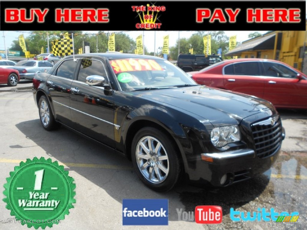 2007 300 C HEMI - Brilliant Black / Dark Slate Gray/Light Slate Gray photo #1