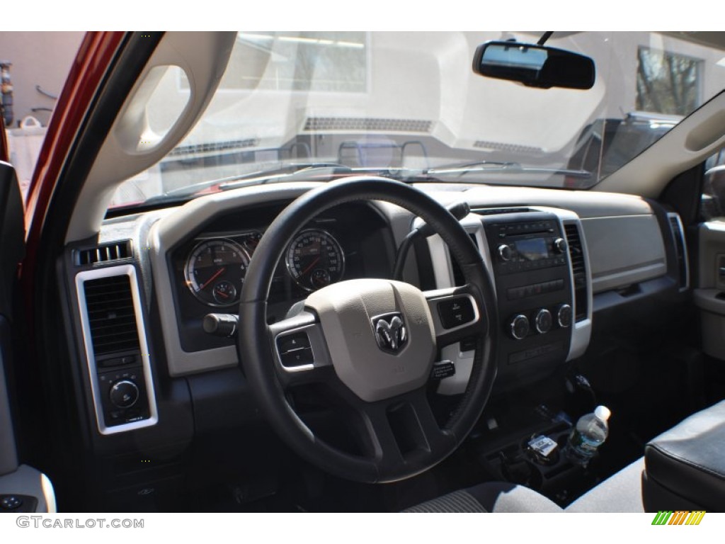 2009 Ram 1500 Big Horn Edition Crew Cab 4x4 - Inferno Red Crystal Pearl / Dark Slate/Medium Graystone photo #10