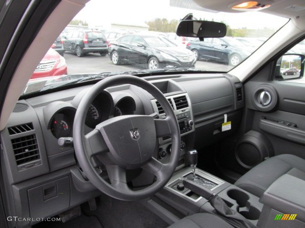 2011 Dodge Nitro Heat 4x4 Dark Slate Gray Dashboard Photo #63771777