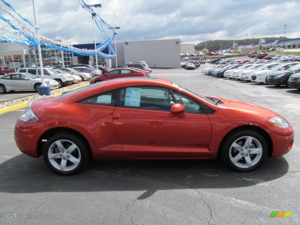 2006 Eclipse GS Coupe - Sunset Orange Pearlescent / Dark Charcoal photo #2