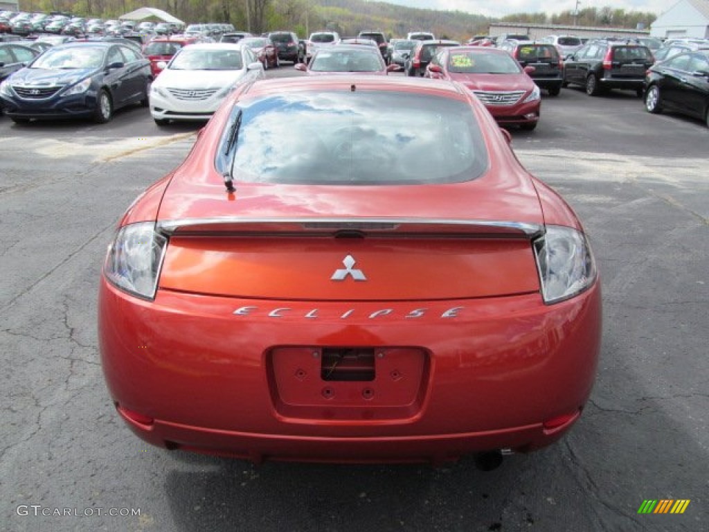 2006 Eclipse GS Coupe - Sunset Orange Pearlescent / Dark Charcoal photo #10