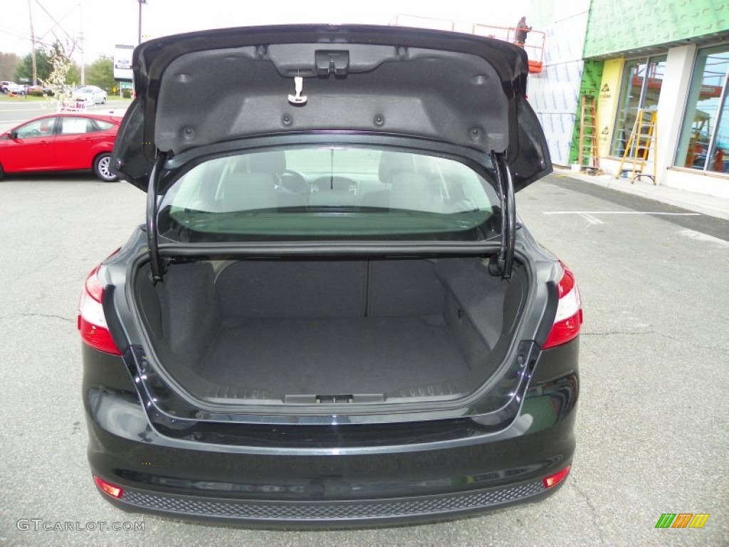 2012 Focus SEL Sedan - Tuxedo Black Metallic / Charcoal Black photo #7