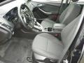 Charcoal Black 2012 Ford Focus SEL Sedan Interior Color