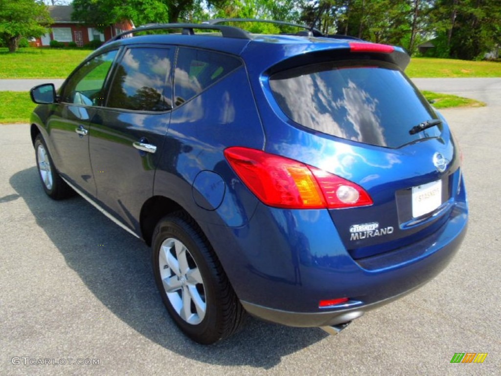 2009 Murano SL - Deep Sapphire Metallic / Black photo #5