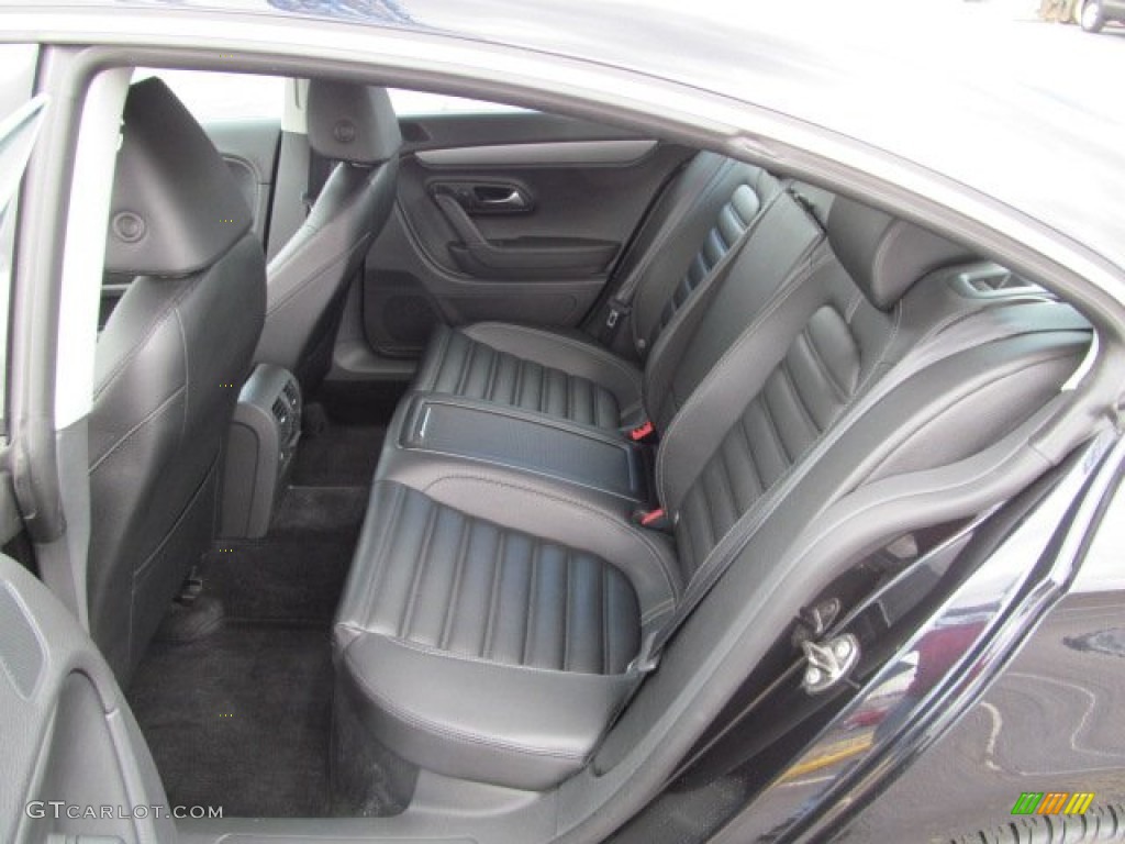 Black Interior 2011 Volkswagen CC Sport Photo #63772872