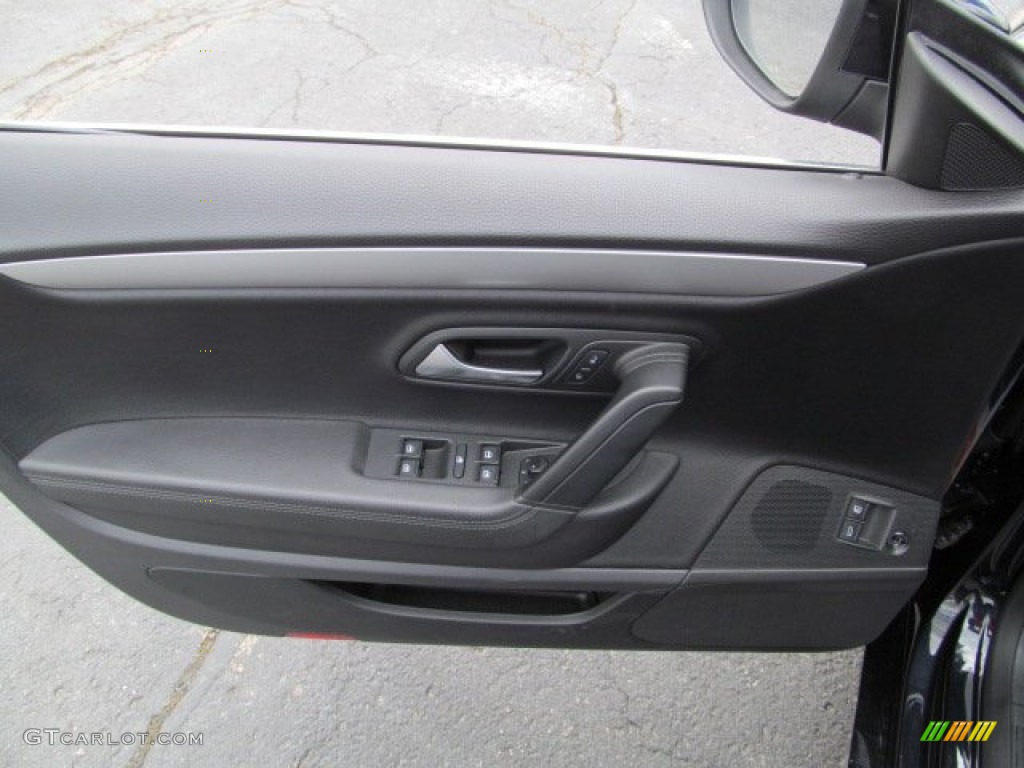 2011 Volkswagen CC Sport Black Door Panel Photo #63772878