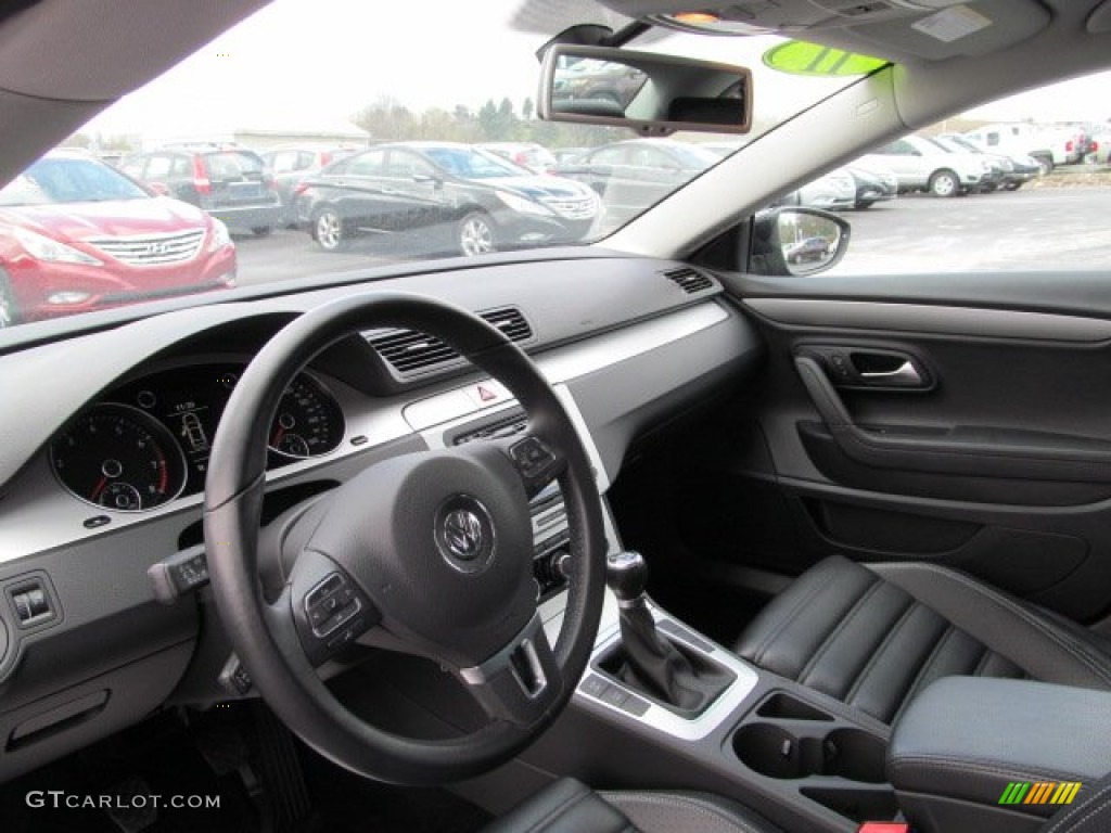 Black Interior 2011 Volkswagen CC Sport Photo #63772887