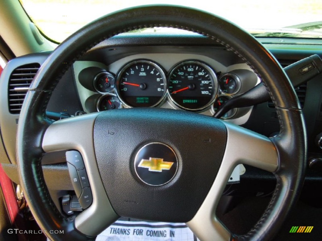 2008 Silverado 1500 LT Extended Cab 4x4 - Dark Cherry Metallic / Ebony photo #13