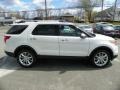 2013 White Platinum Tri-Coat Ford Explorer Limited 4WD  photo #5