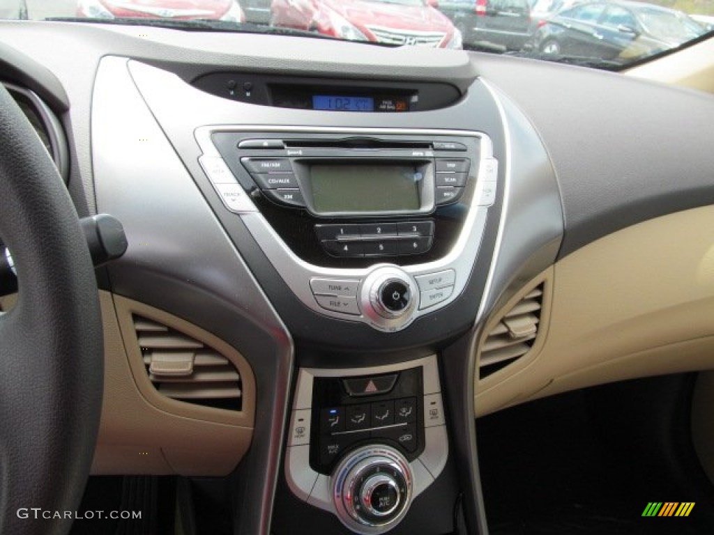 2012 Elantra GLS - Red Allure / Beige photo #8