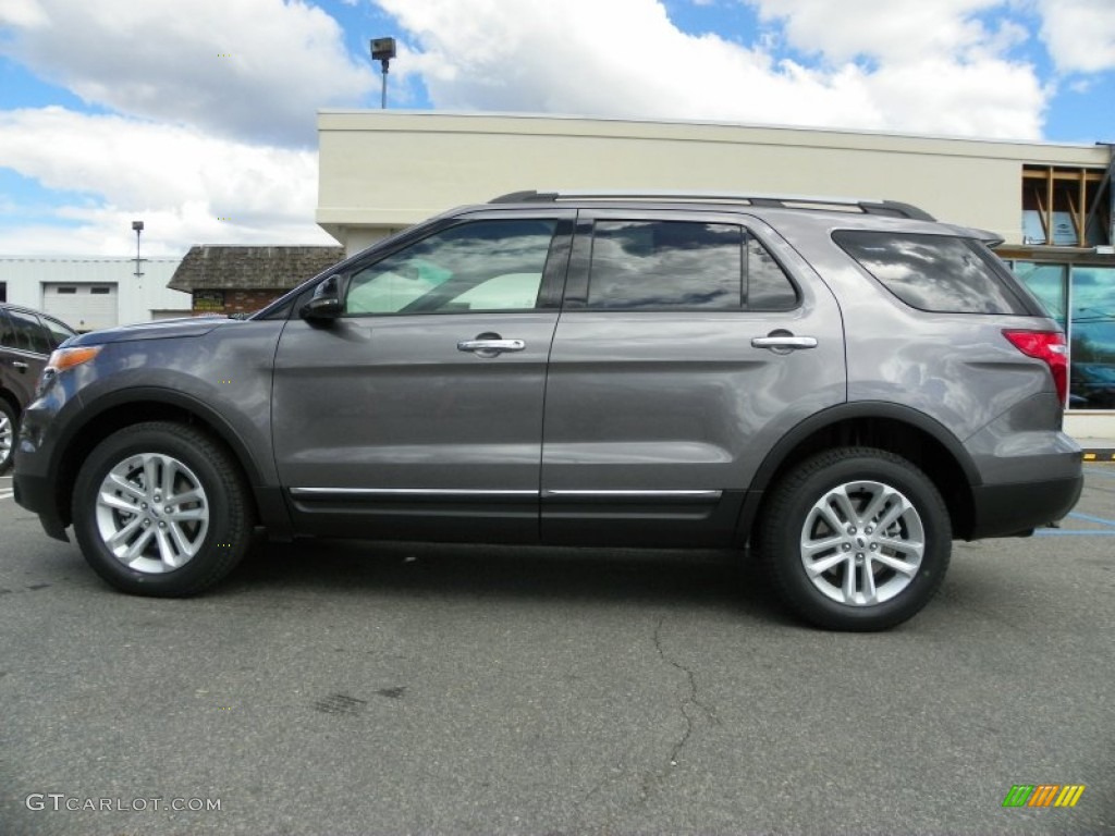 2013 Explorer XLT 4WD - Sterling Gray Metallic / Charcoal Black photo #1