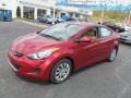 2012 Red Allure Hyundai Elantra GLS  photo #3