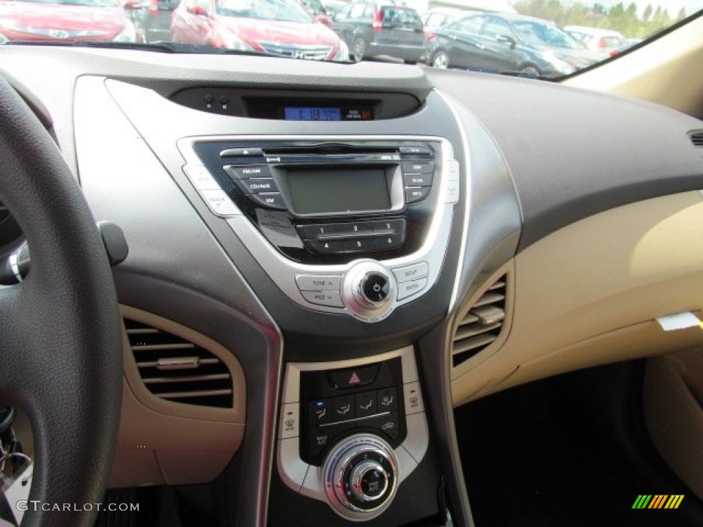 2012 Elantra GLS - Red Allure / Beige photo #8