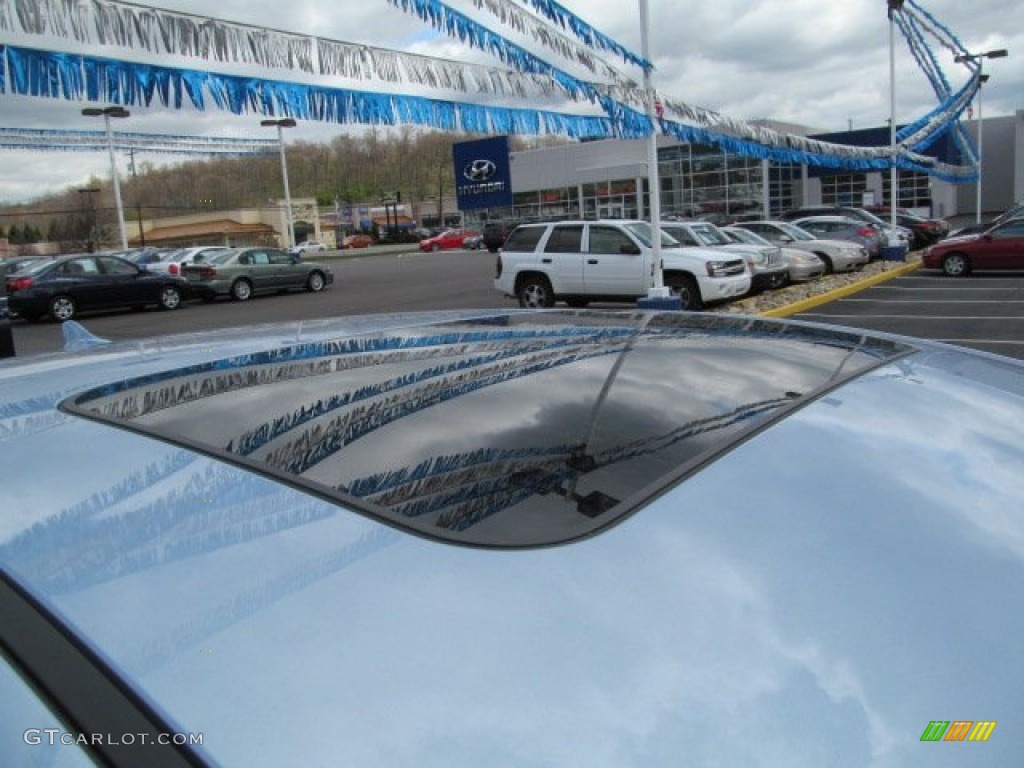 2012 Elantra Limited - Blue Sky Metallic / Beige photo #3