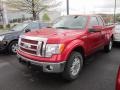 2010 Red Candy Metallic Ford F150 Lariat SuperCab 4x4  photo #3