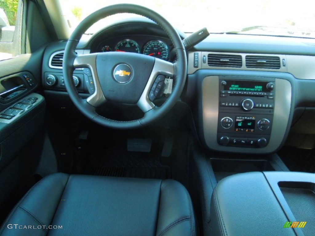 2012 Silverado 1500 LTZ Crew Cab 4x4 - Graystone Metallic / Ebony photo #17