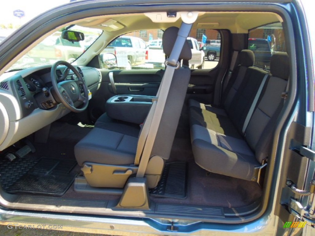 2012 Silverado 1500 LS Extended Cab - Blue Granite Metallic / Dark Titanium photo #14