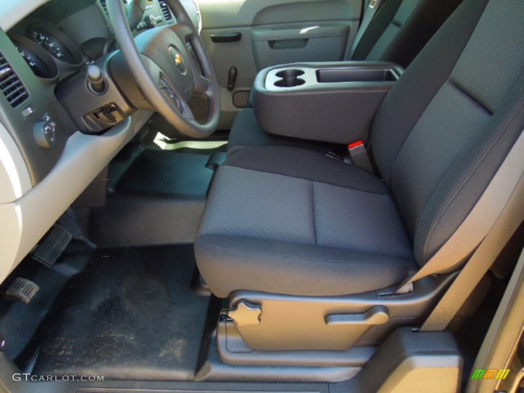 2012 Silverado 1500 LS Extended Cab - Black Granite Metallic / Dark Titanium photo #8