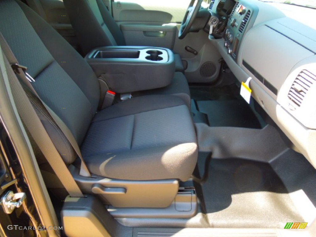 2012 Silverado 1500 LS Extended Cab - Black Granite Metallic / Dark Titanium photo #20