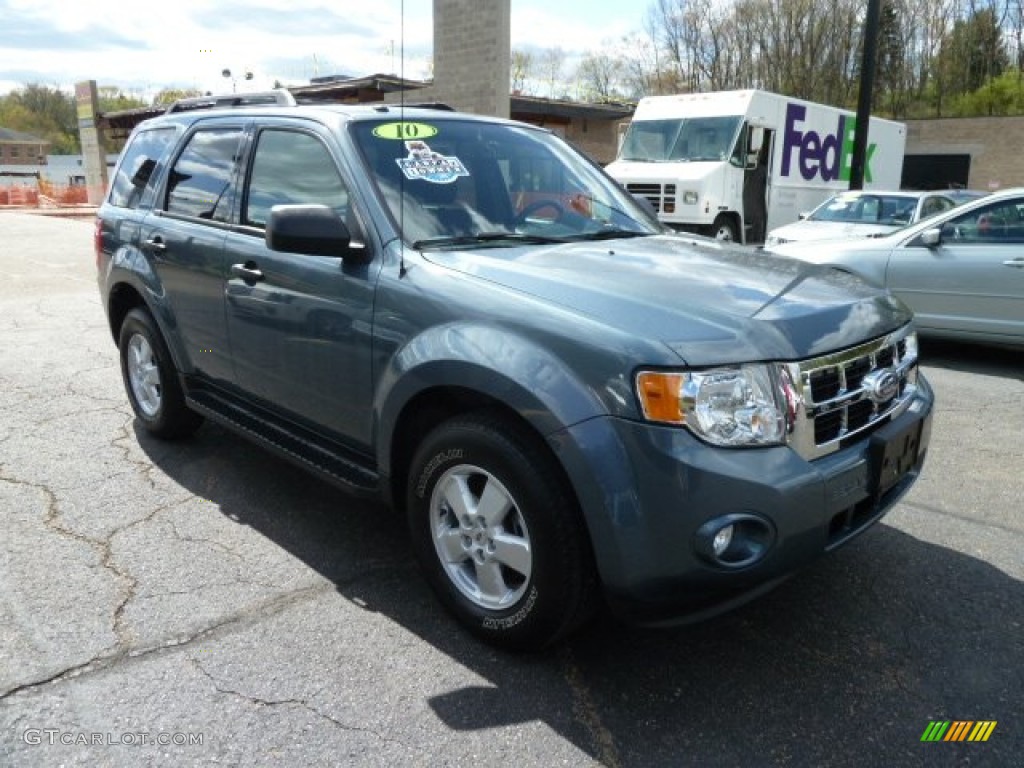 2010 Escape XLT V6 4WD - Steel Blue Metallic / Charcoal Black photo #5