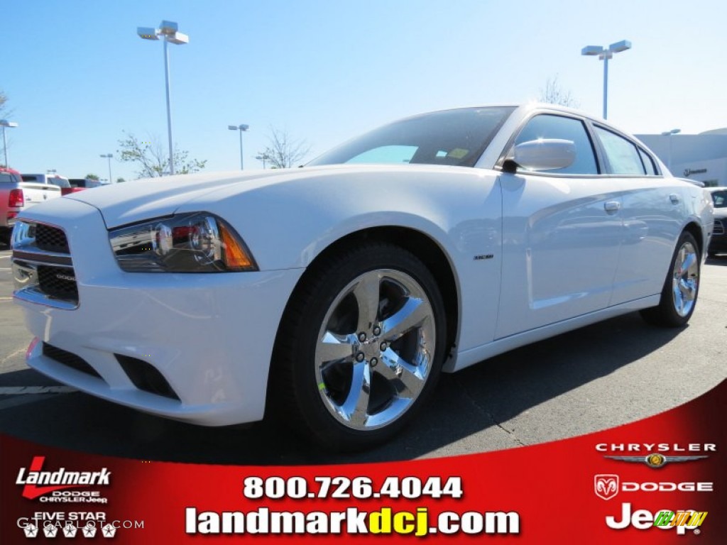 2012 Charger R/T - Bright White / Black photo #1