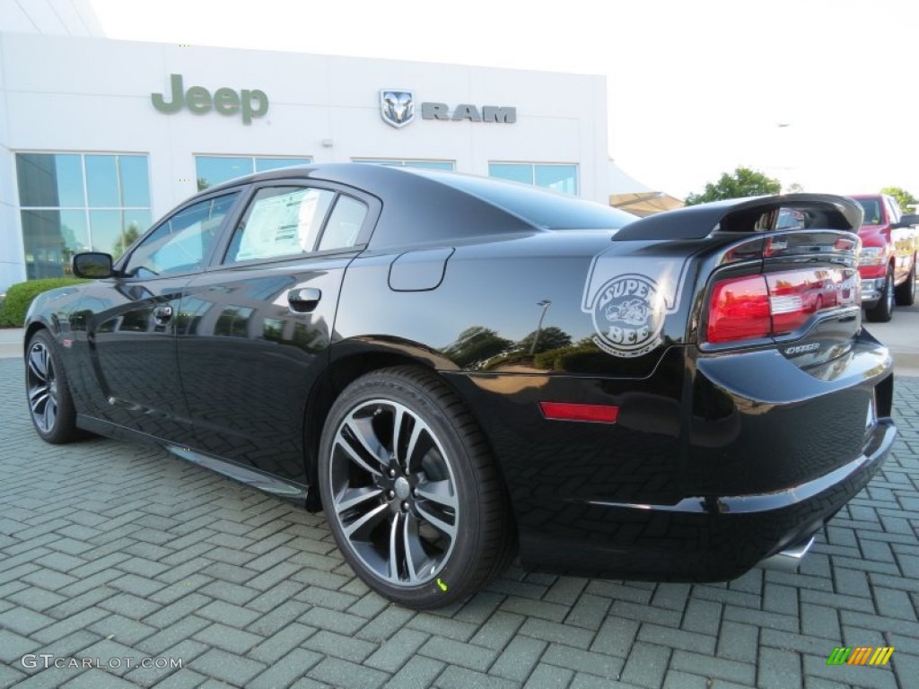 Pitch Black 2012 Dodge Charger SRT8 Super Bee Exterior Photo #63777789